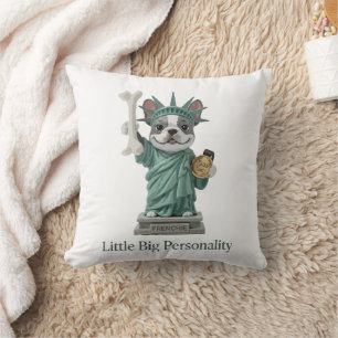 Französische Bulldogge Statue of Liberty Hunde Lie Kissen