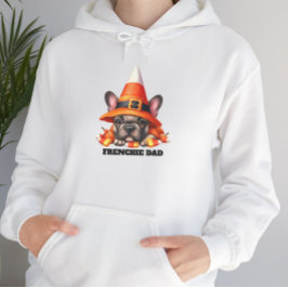 Französische Bulldogge Süße Halloween-Süßigkeiten- Hoodie