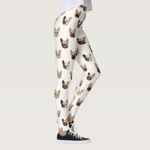 Französische Bulldogge Süße Hundeliebhaber Muster Leggings