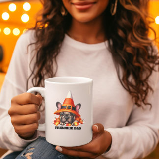 Französische Bulldogge Süßer Halloween-Süßigkeiten Kaffeetasse
