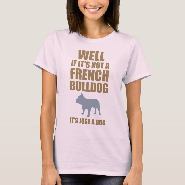 Französische Bulldogge T-Shirt (Vorderseite)