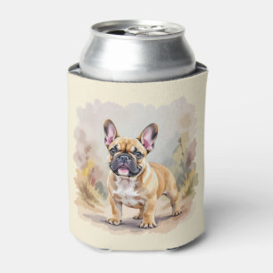 Französische Bulldogge Tan Fawn-farbene süße Frenc Dosenkühler