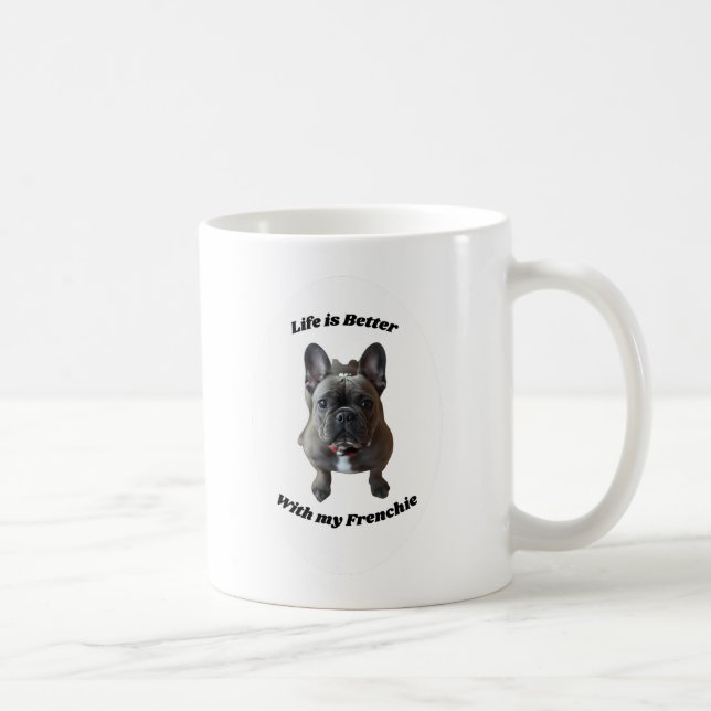 Französische Bulldogge Tasse (Rechts)