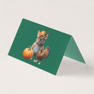 Französische Bulldogge Thanksgiving French Bulldog