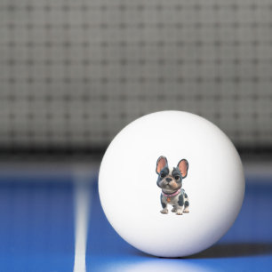 Französische Bulldogge Tischtennisball