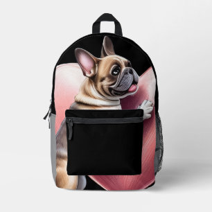 Französische Bulldogge Valentinstag french Bulldog Bedruckter Rucksack