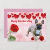 Französische Bulldogge Valentinstag French Bulldog