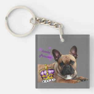 Französische Bulldogge Valentinstag French Bulldog Schlüsselanhänger
