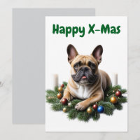 Französische Bulldogge Weihnachten French Bulldog