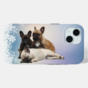 Französische Bulldogge Weihnachten French Bulldog Case-Mate iPhone Hülle