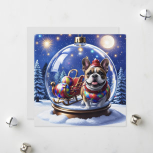 Französische Bulldogge Weihnachten French Bullog