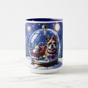 Französische Bulldogge Weihnachten  French Bullog Tasse