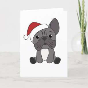 Französische Bulldogge Weihnachten Schnee Winter T