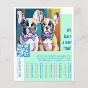 Französische Bulldogge Welpe Flyer