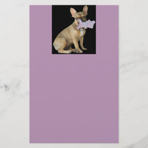 Französische Bulldogge Welpe French Bulldog Briefpapier