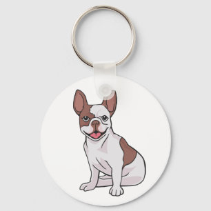 Französische Bulldogge Welpe Hundemama Rettung Ado Schlüsselanhänger