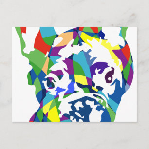 Französische Bulldogge Welpe Postkarte