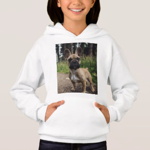Französische Bulldogge Wurfkissen Hoodie