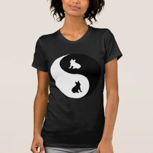 Französische Bulldogge Yin Yang T-Shirt
