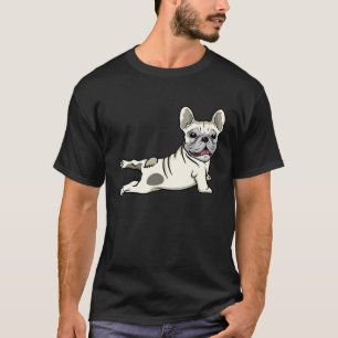 Französische Bulldogge Yoga Frenchie Namaste Männe T-Shirt