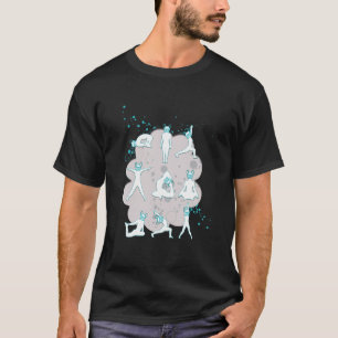 Französische Bulldogge Yoga-Posen Frau Pug-Yogin P T-Shirt