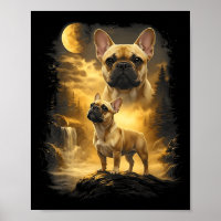 Französische Bulldogge ! zum Mond heulendes Meme 9