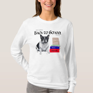 Französische Bulldogge zurück zur Schule T-Shirt