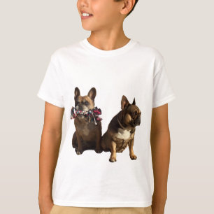 Französische Bulldogge zwei Freunde French Bulldog T-Shirt
