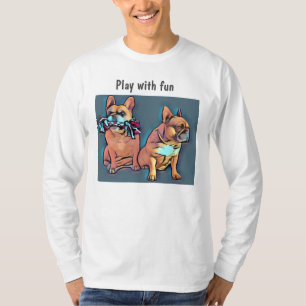 Französische Bulldogge zwei Freunde French Bulldog T-Shirt