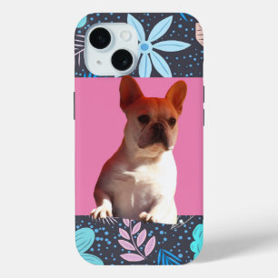 Französische Bulldoggen Blumen French Bulldog Case-Mate iPhone Hülle