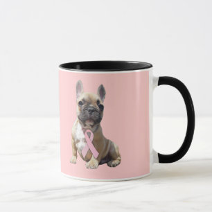 Französische Bulldoggen-Brustkrebs-Tasse Tasse