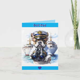 Französische Bulldoggen French Bulldog Best Dad Einladung