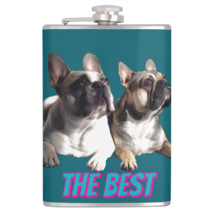 Französische Bulldoggen French Bulldog the Best Flachmann