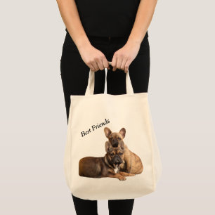 Französische Bulldoggen Friends French Bulldog Tragetasche