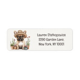 Französische Bulldoggen Gartenmöbel für Blume