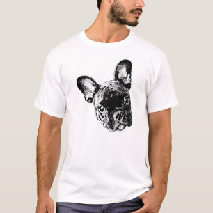 Französische Bulldoggen-Gesicht T-Shirt