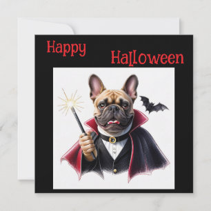 französische Bulldoggen Halloween French Bulldog Einladung