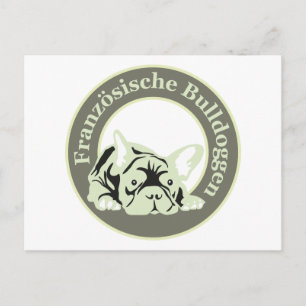 Französische Bulldoggen Karte
