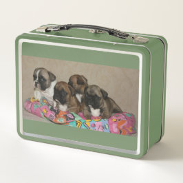 Französische Bulldoggen Kissen French Bulldog Metall Brotdose