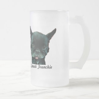 Französische Bulldoggen-mattierte Tasse