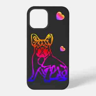 Französische Bulldoggen mit Herz French Bulldog iPhone 12 Pro Hülle