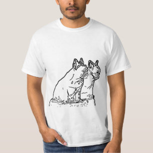 Französische Bulldoggen mit Herz French Bulldog T-Shirt