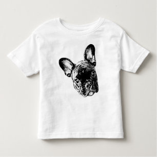 Französische Bulldoggen-Säuglings-Shirt Kleinkind T-shirt