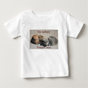 Französische Bulldoggen Sieger French Bulldog Baby T-shirt