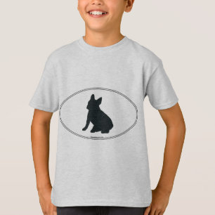 Französische Bulldoggen-Silhouette T-Shirt