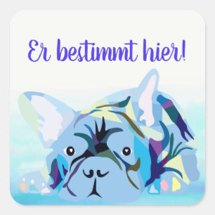 Französische Bulldoggen Sticker