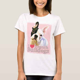 Französische Bulldoggen-T - Shirt -