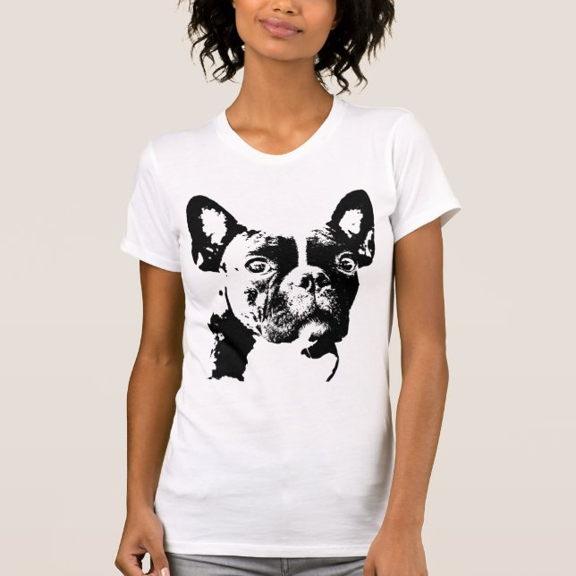 Französische Bulldoggen-T - Shirt (Vorderseite)