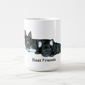 Französische Bulldoggen-u. Boston-Terrier-"beste Kaffeetasse