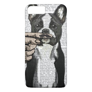 Französische Bulldoggen-und Finger-Schnurrbart Case-Mate iPhone Hülle